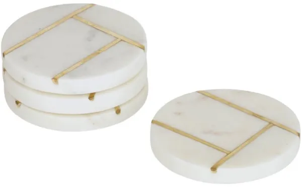 Tahis, Bieruntersetzer, Weißgold, H1,5x10x10 cm