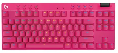 Logitech G PRO X TKL LIGHTSPEED - Logitech GX Brown (Tactile) - Tactile - Gaming Tastatur - Ohne Ziffernblock - Amerikanisches Englisch - Pink