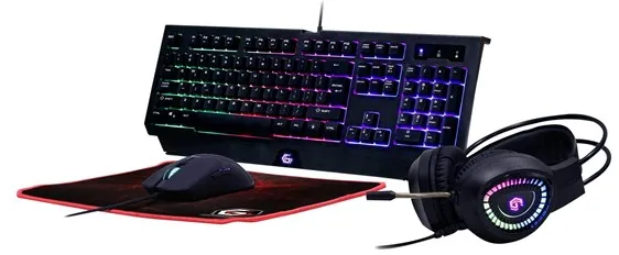 Gembird GMB Gaming Phantom - Gaming-Tastatur - Amerikanisches Englisch - Schwarz