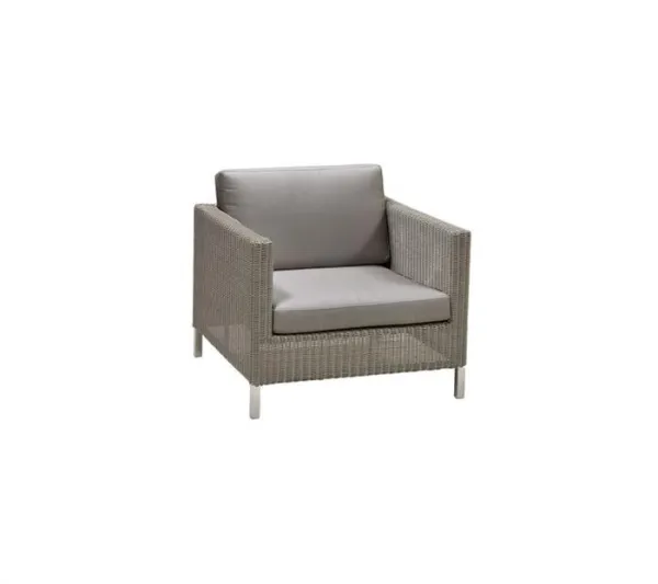 Cane-Line Connect Lounge-Stuhl - Taupe, Kissen Taupe