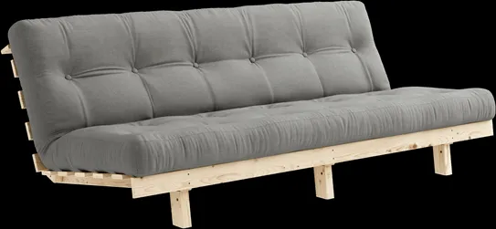 Karup Design Lean Schlafsofa mit Alpha Matratze 130x200 Grau/Raw