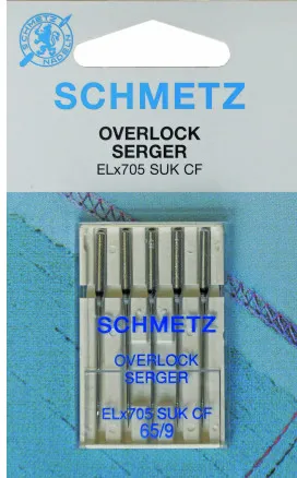 Schmetz Overlock-Nadeln ELx705 SUK CF Größe 90 - 5 Stk.