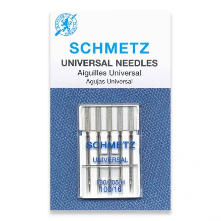 Schmetz Nähmaschinennadeln Universal 130/705H Gr. 100 - 5 Stk