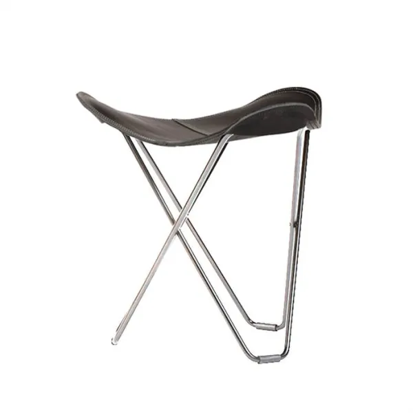 Cuero Pampa Flying Goose Sessel - Chromleder - Braun