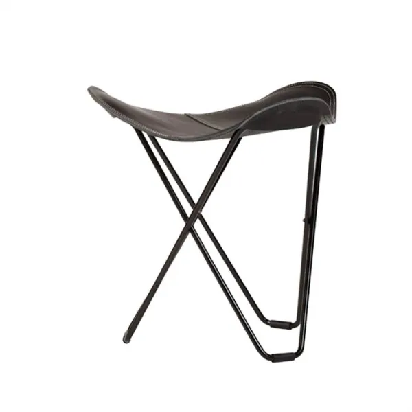 Cuero Pampa Flying Goose Hocker - braunes Leder - braun