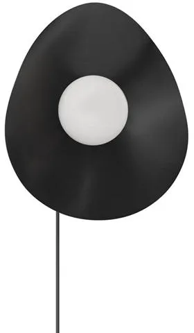 NORR11 Fuji Kleine Wandleuchte Burned Black